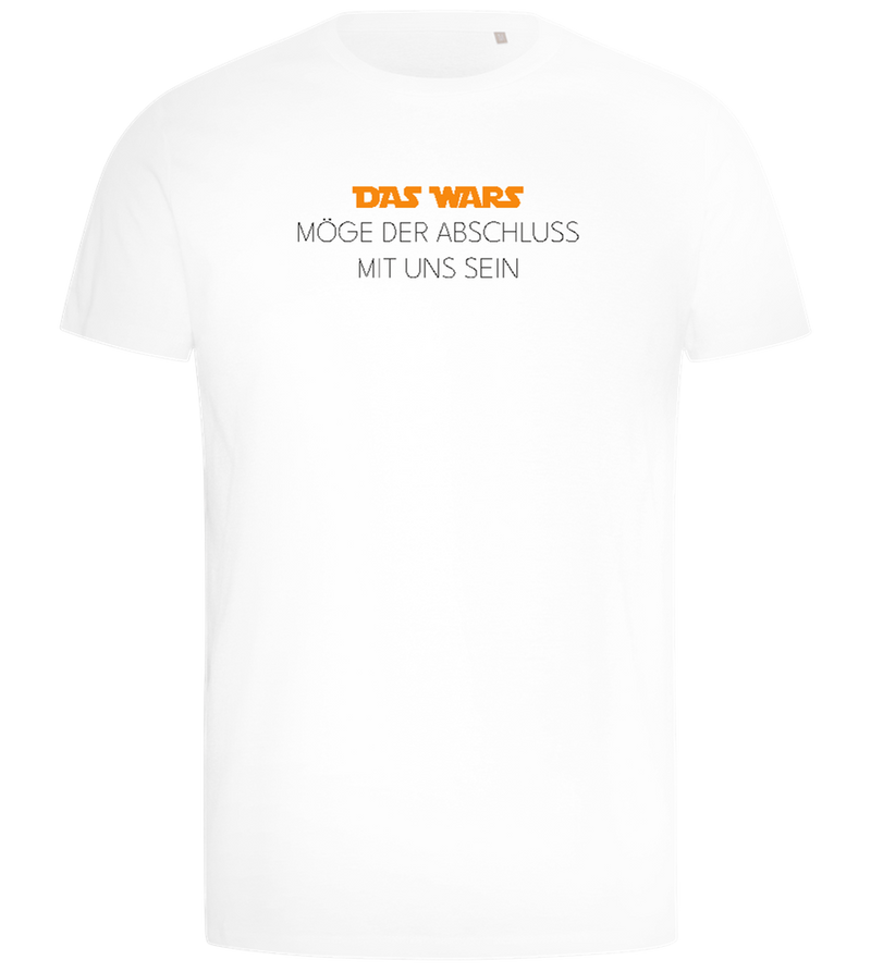 Das Wars Möge Der Abschluss Mit Uns Sein Design - Comfort men's t-shirt_WHITE_front