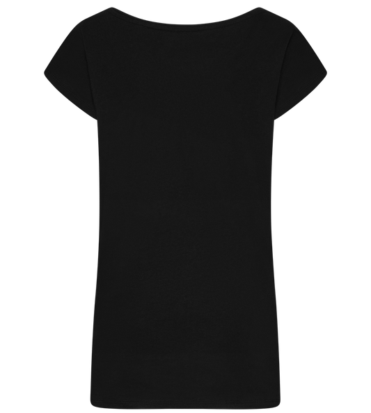Kinda Sweet Kinda Savage Design - Comfort long t-shirt_DEEP BLACK_back