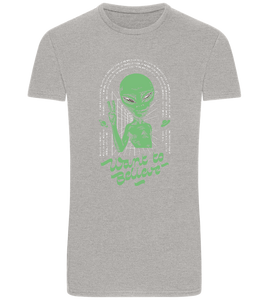 Want To Believe Alien Design - Basic Unisex T-Shirt