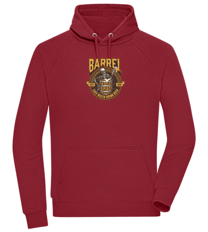 Save Water Drink Beer Barrel Design - Comfort unisex hoodie_BORDEAUX_front