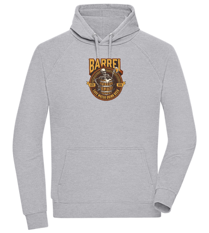 Save Water Drink Beer Barrel Design - Comfort unisex hoodie_ORION GREY II_front