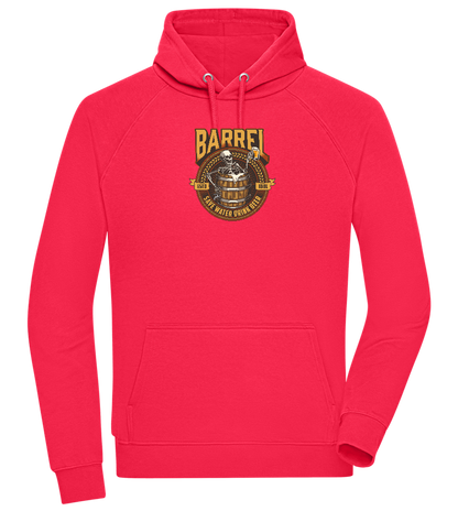 Save Water Drink Beer Barrel Design - Comfort unisex hoodie_RED_front