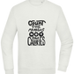 Count Memories Not Calories Design - Comfort Essential Unisex Sweater_CREAMY GREEN_front