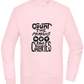 Count Memories Not Calories Design - Comfort Essential Unisex Sweater_LIGHT PEACH ROSE_front