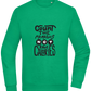 Count Memories Not Calories Design - Comfort Essential Unisex Sweater_MEADOW GREEN_front