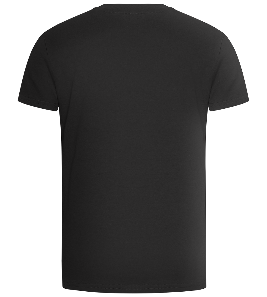 Summertime Design - Comfort boys fitted t-shirt_DEEP BLACK_back