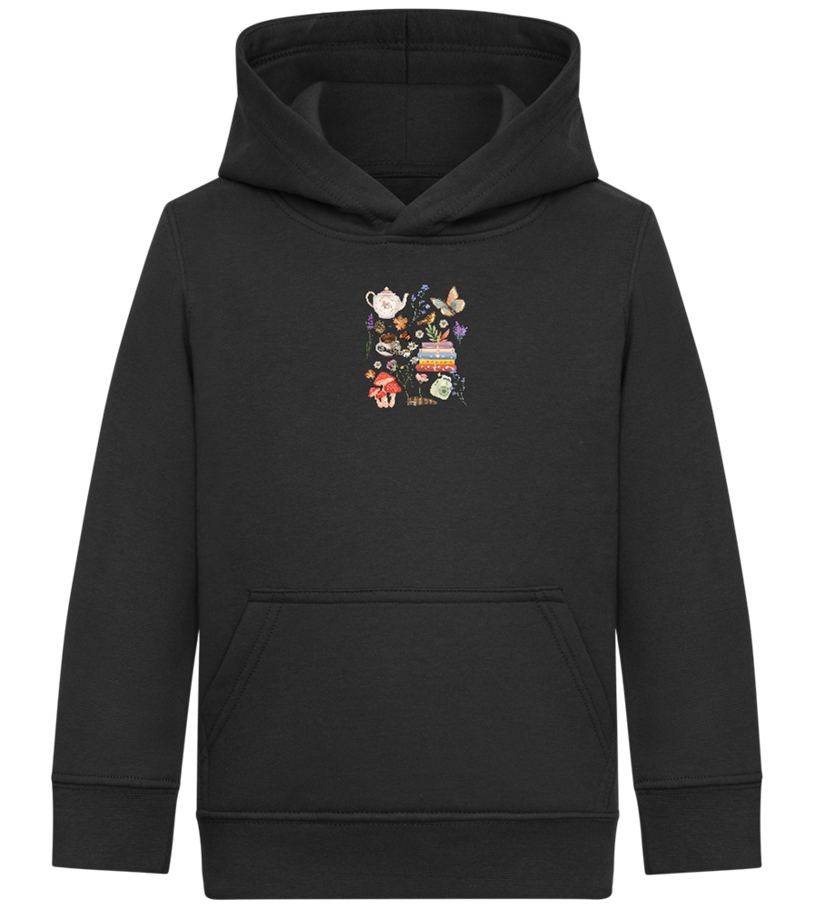 Autumn Vibes Design - Comfort Kids Hoodie_BLACK_front