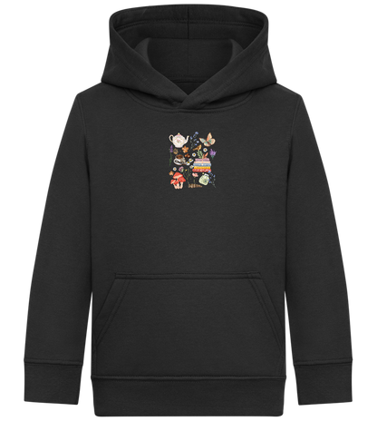 Autumn Vibes Design - Comfort Kids Hoodie_BLACK_front