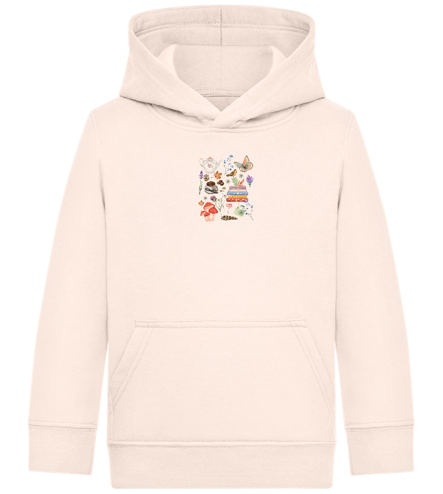 Autumn Vibes Design - Comfort Kids Hoodie_LIGHT PEACH ROSE_front