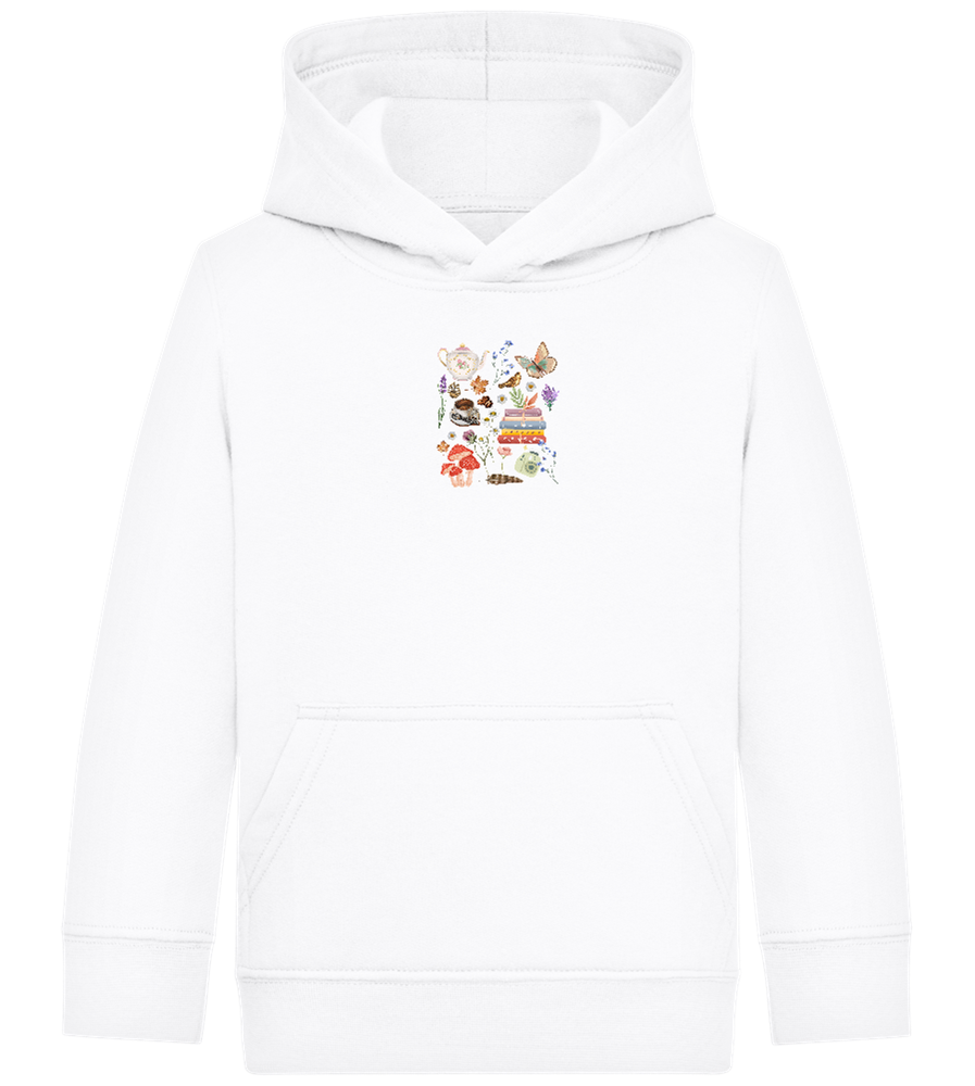 Autumn Vibes Design - Comfort Kids Hoodie_WHITE_front