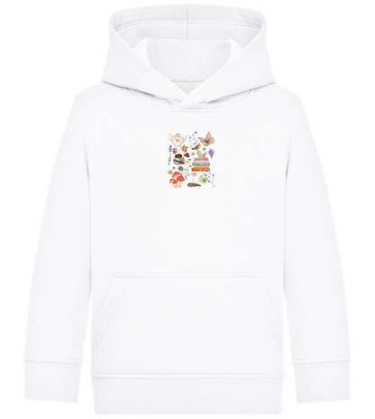 Autumn Vibes Design - Comfort Kids Hoodie_WHITE_front