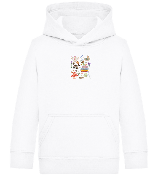 Autumn Vibes Design - Comfort Kids Hoodie_WHITE_front