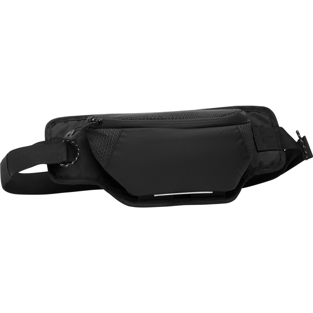 Hiking Waist Bag in 420D Nylon_BLACK_DETAILEDIMAGE_front_1