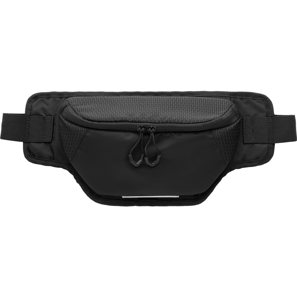 Hiking Waist Bag in 420D Nylon_BLACK_DETAILEDIMAGE_front_2