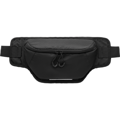 Hiking Waist Bag in 420D Nylon_BLACK_DETAILEDIMAGE_front_2