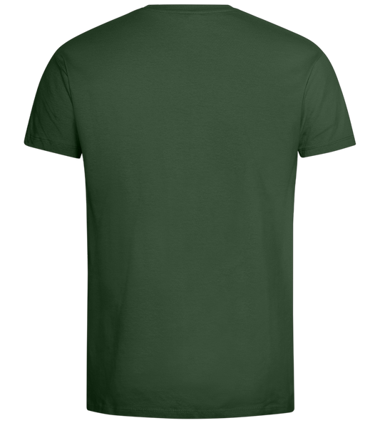 Beer Design - Premium men's t-shirt_GREEN BOTTLE_back