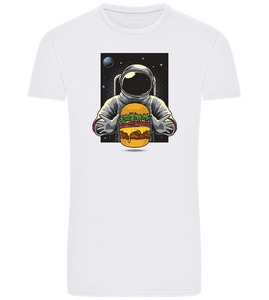 Spaceman Burger Design - Basic Unisex T-Shirt