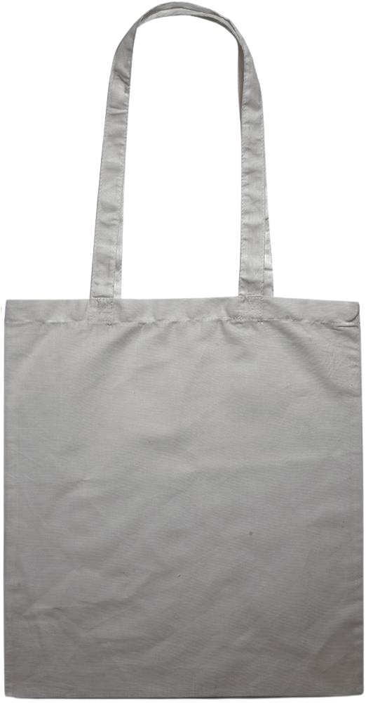 Its a Good Day to be Happy Design - Essential colored event tote bag_GREY_back