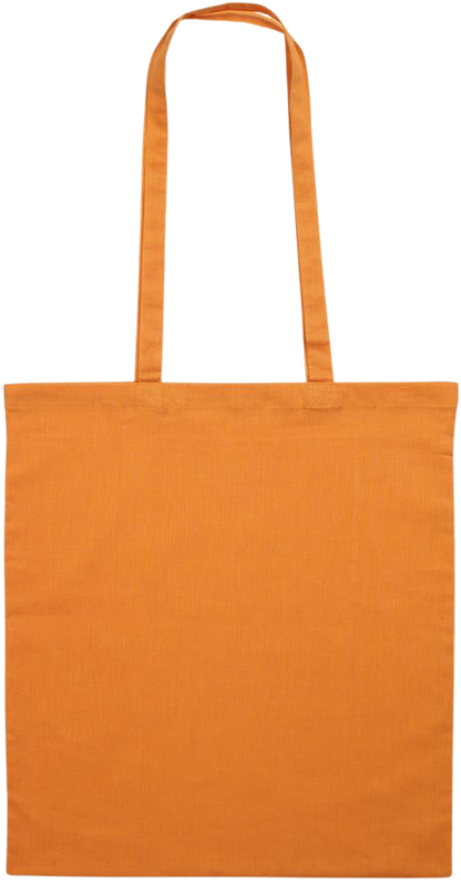 Its a Good Day to be Happy Design - Essential colored event tote bag_ORANGE_back