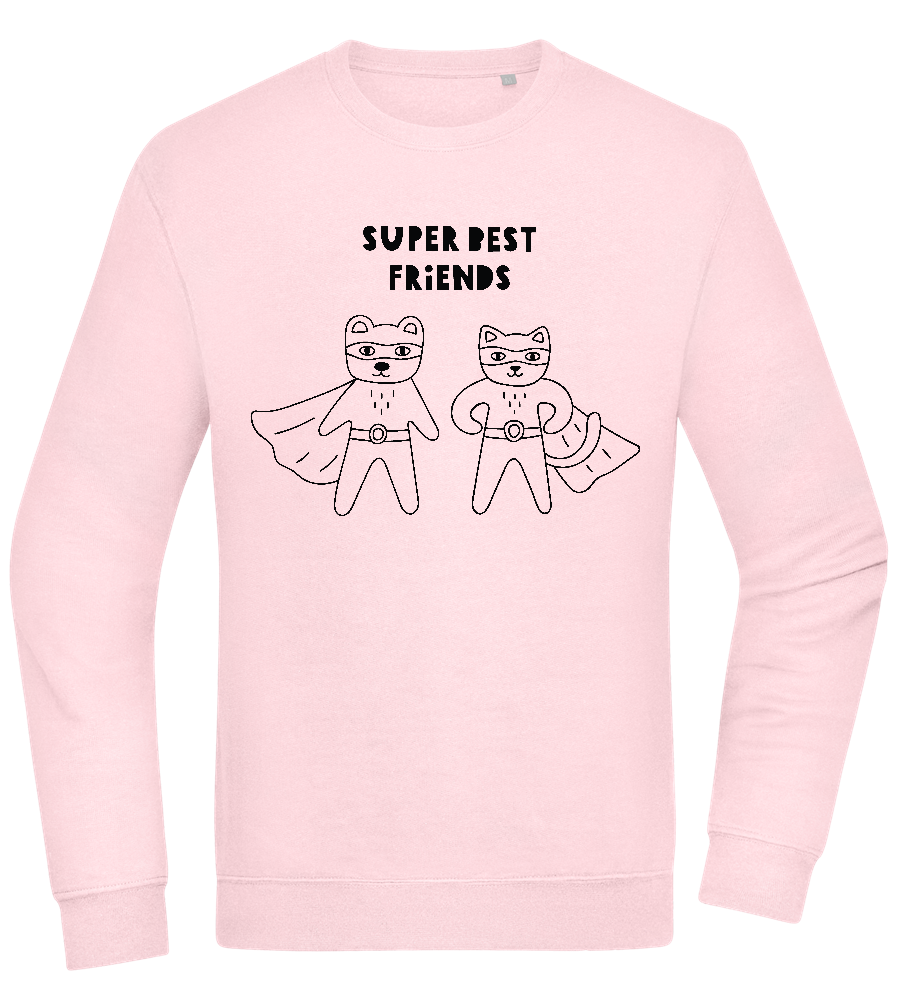 Super BFF Design - Comfort Essential Unisex Sweater_LIGHT PEACH ROSE_front