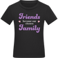 Chosen Family Design - Comfort kids fitted t-shirt_DEEP BLACK_front