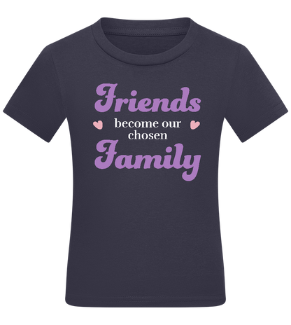 Chosen Family Design - Comfort kids fitted t-shirt_FRENCH NAVY_front