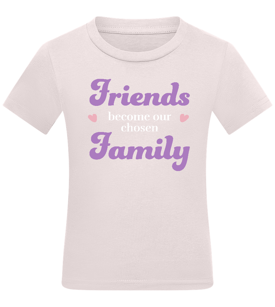 Chosen Family Design - Comfort kids fitted t-shirt_LIGHT PINK_front
