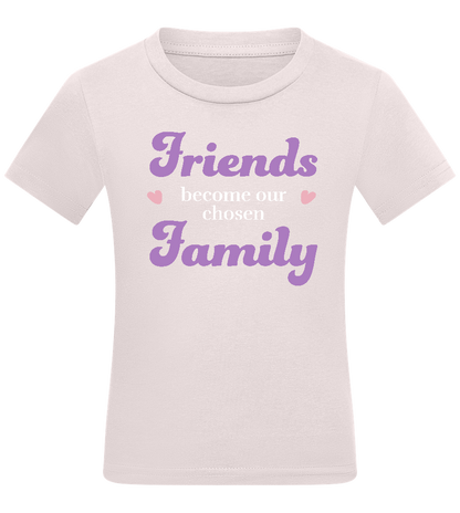 Chosen Family Design - Comfort kids fitted t-shirt_LIGHT PINK_front