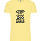 Count Memories Not Calories Design - Comfort Unisex T-Shirt_AMARELO CLARO_front