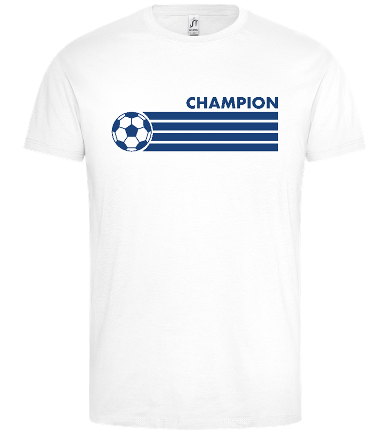 Soccer Champion Design - Premium men's t-shirt_WHITE_front