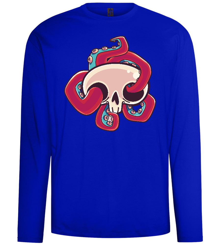 Squid Skull Design - Comfort men's long sleeve t-shirt_OVERSEAS_front