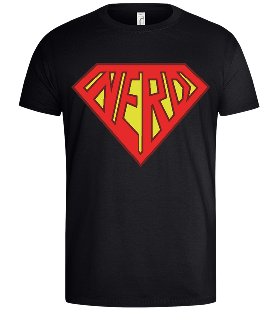 Super Nerd Design - Basic men's t-shirt_MARINE_front