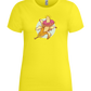 Banana Donut Design - Premium women's t-shirt_LEMON_front