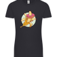 Banana Donut Design - Premium women's t-shirt_MARINE_front