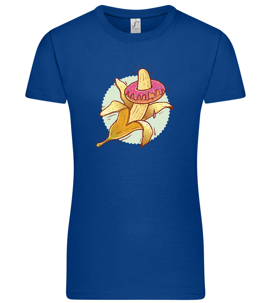 Banana Donut Design - Premium women's t-shirt_OVERSEAS_front