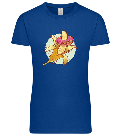 Banana Donut Design - Premium women's t-shirt_OVERSEAS_front