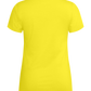 Banana Donut Design - Premium women's t-shirt_LEMON_back