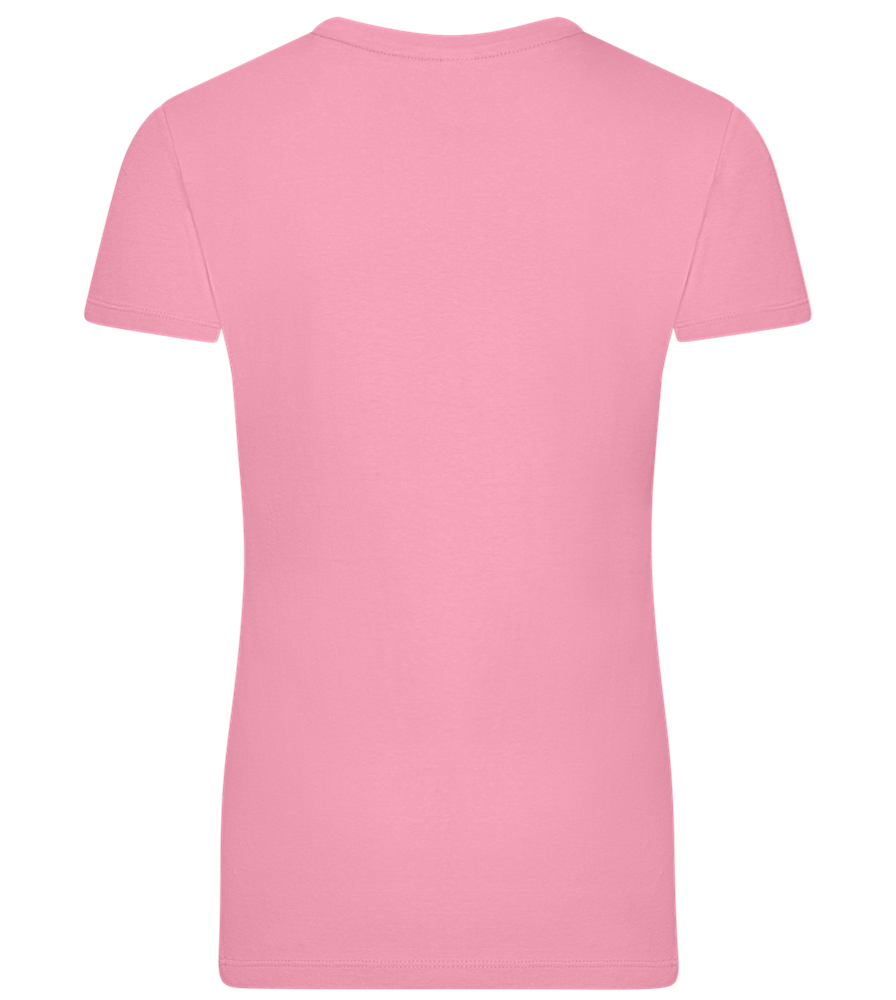 Banana Donut Design - Premium women's t-shirt_PINK ORCHID_back