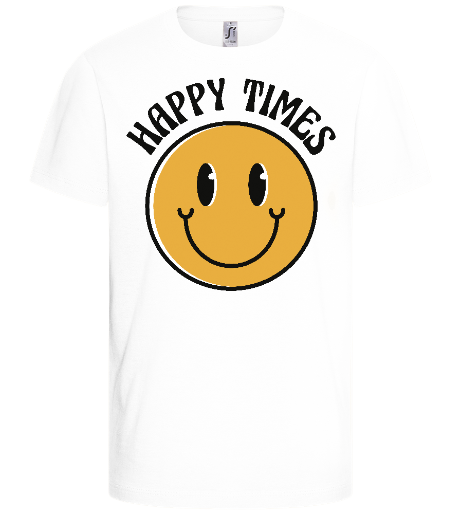 Happy Times Design - Basic kids t-shirt_WHITE_front