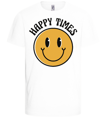 Happy Times Design - Basic kids t-shirt_WHITE_front