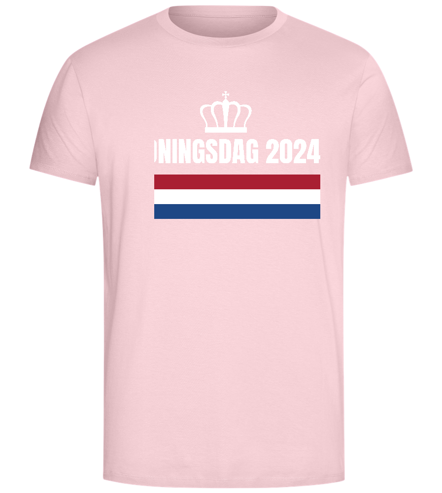 Kingsday Flag Design - Comfort Unisex T-Shirt_CANDY PINK_front