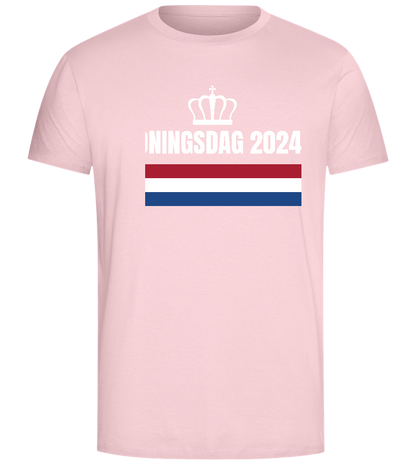 Kingsday Flag Design - Comfort Unisex T-Shirt_CANDY PINK_front