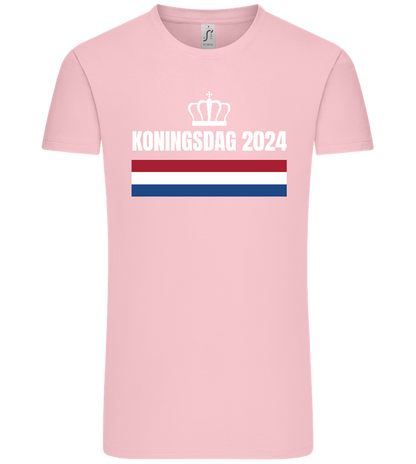 Kingsday Flag Design - Comfort Unisex T-Shirt_CANDY PINK_front