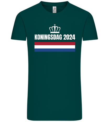 Kingsday Flag Design - Comfort Unisex T-Shirt_GREEN EMPIRE_front