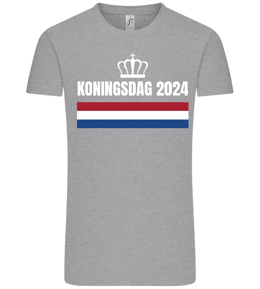 Kingsday Flag Design - Comfort Unisex T-Shirt_ORION GREY_front