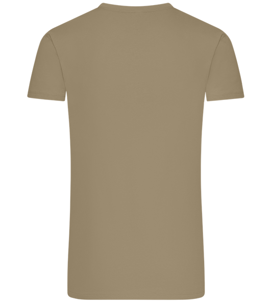 Kingsday Flag Design - Comfort Unisex T-Shirt_KHAKI_back