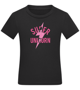 Super Unicorn Bolt Design - Comfort kids fitted t-shirt