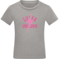Super Unicorn Bolt Design - Comfort kids fitted t-shirt_ORION GREY_front