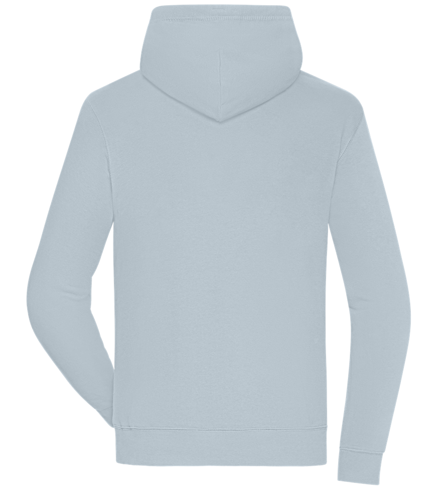 The World Needs More Techno Design - Premium unisex hoodie_CREAMY BLUE_back