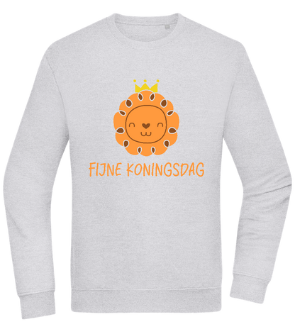 Fijne Koningsdag Design - Comfort Essential Unisex Sweater_ORION GREY II_front